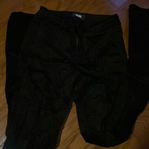 Paige corduroy pants boot cut with flare at the bottom